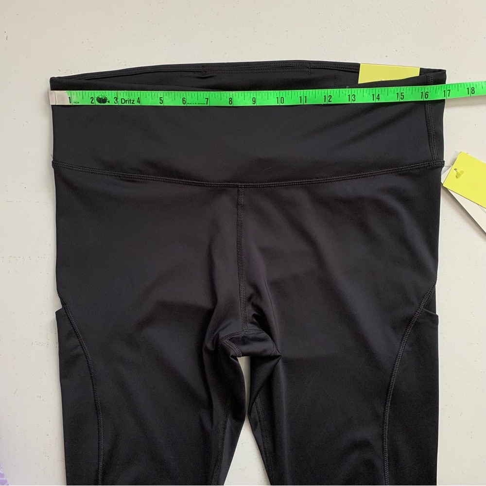 All In Motion XXL Black Sculpted Streamline Leggings Mesh Panel 7/8 Length NWT - Picture 15 of 17